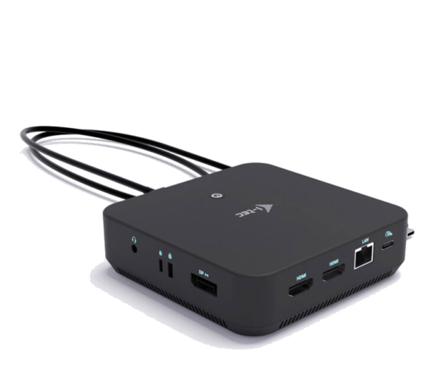 I-TEC USB-C DP Dual HDMI Dock Power Delivery 100W + Charger 100W C31TRIVIDPRO100W - 1349208 - zdjęcie 2